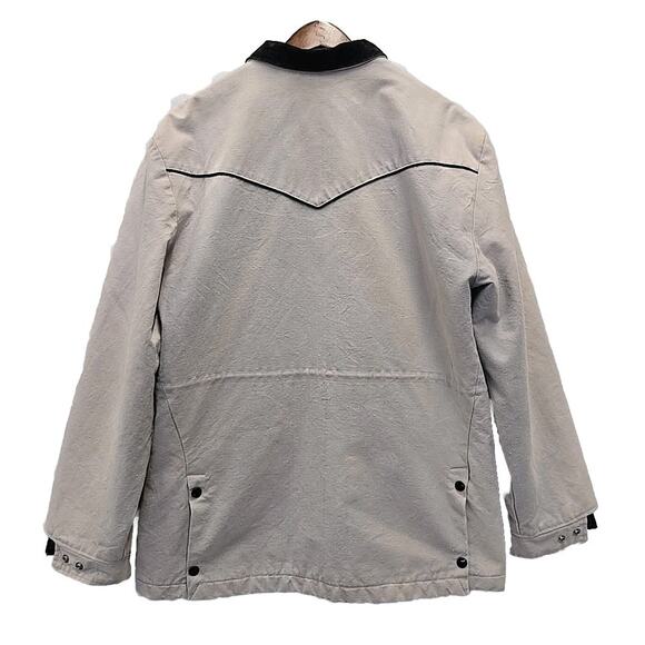 Vtg Saddlesmith Outfitters Mens Western Chore Coat Sz L Blanket Lined USA Made - Picture 2 of 8